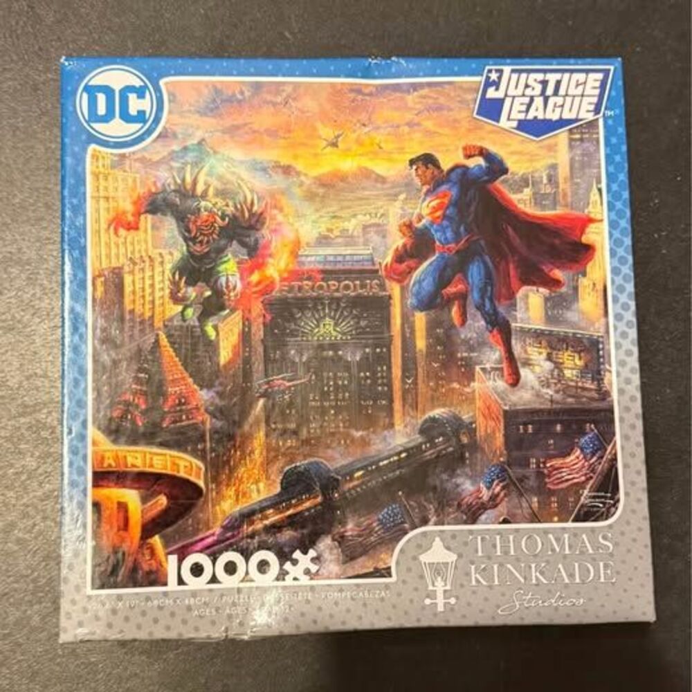 Thomas Kinkade 1000 Piece Superman Jigsaw Puzzle